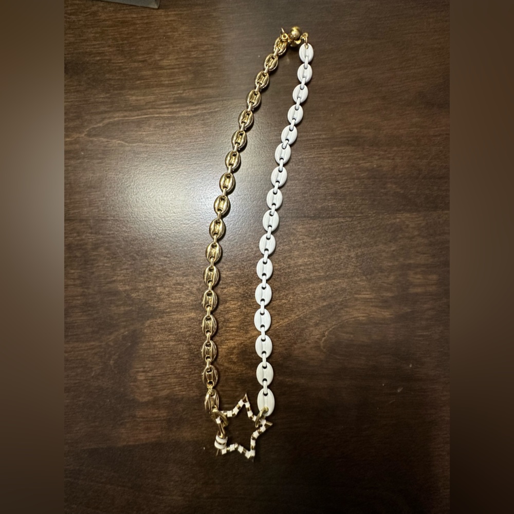 Sterling silver star necklace